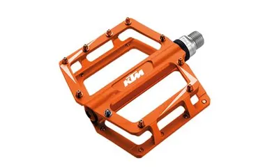 Immagine prodotto di Pedale KTM per BMX, MTB e CROSS, fresato a CNC, cuscinetti industriali, arancione, NUOVO