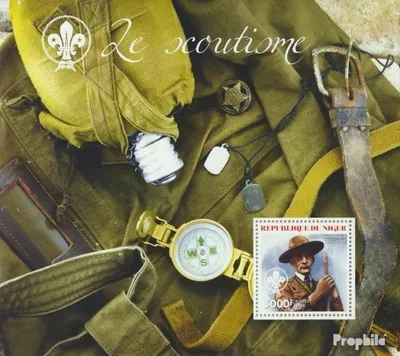 Produktbild von Briefmarken Niger 2014 Mi Block 345 (kompl. Ausg.) postfrisch Scouting