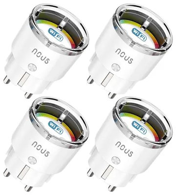 Produktbild von Nous A1 Smarte Steckdose, WLAN, 4er Set
