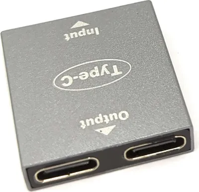Produktbild von USB 3.1 Y Adapter Typ C Buchse zu 2x Buchse Kabel in Grau
