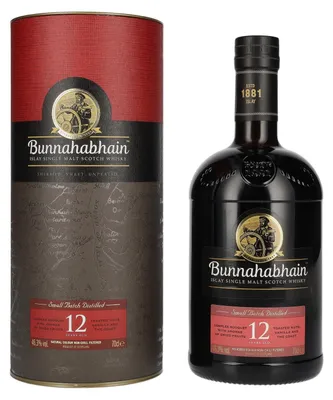 Immagine prodotto di Bunnahabhain 12 Years Old Islay Single Malt Scotch Whisky 46,3% Vol. 0,7l in confezione regalo
