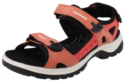 Produktbild von ECCO Damen Offroad Sandale bunt koralle Nubukleder - Größe: 40
