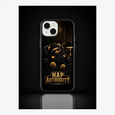 Productafbeelding van iPhone 14 hoesje, telefoonhoesje, beschermhoesje, case met slaapmotief – LUNØIR ©