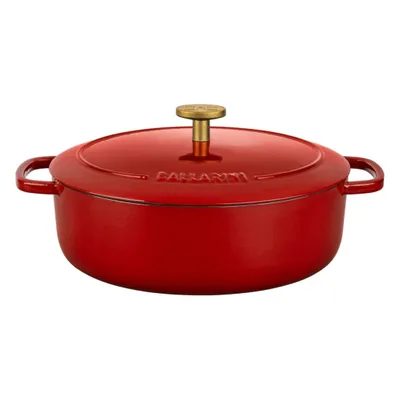 Immagine prodotto di Ballarini Bellamonte Oval Cast Iron Casserole - 4.5 ltr  Red