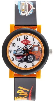 Produktbild von Jungenarmbanduhr von LEE COOPER LC.K.2.831 in Schwarz als modisches Geschenk.
