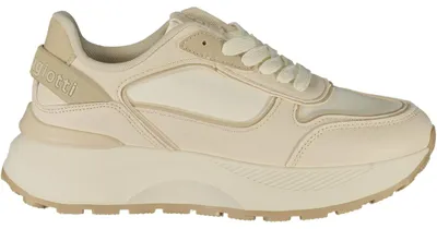 Produktbild von Stilvolle weiße Damensneaker mit Kontrastdetails und herausnehmbarem Fußbett