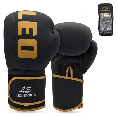 Image de Omgoods - Gants de boxe professionnels - Cuir Maya Hide pour le Muay Thai et autres disciplines