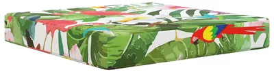 Image de Coussins de sol pour l'extérieur, marque vidaXL, en polyester, de couleur vive, dimensions 60 x 60 cm