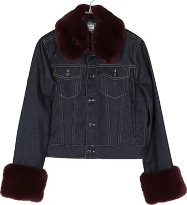 Zdjęcie produktu dla Kurtka damska Pepe Jeans Kimi jeansowa z futerkiem S