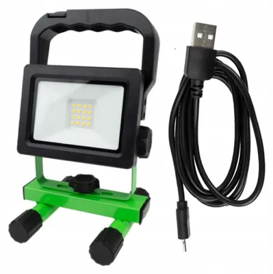 Obrázek produktu pro HALOGENOVÁ LAMPA, LED SVÍTIDLO S AKUMULÁTOREM, 800 LM, 10 W, 5000 K, 2200 mAh, IP54