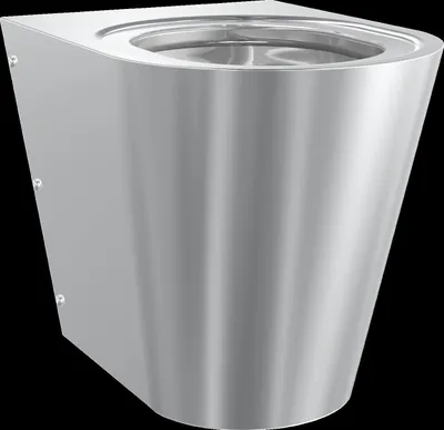 Image de KWC T-WC, CAMPUS, acier inoxydable, suspendu, 360x400x500 mm, sans abattant, S. longueur au sol