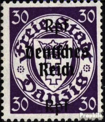 Produktbild von Briefmarken Deutsches Reich 1939 Mi 725 postfrisch Freimarken Danzigs mit Aufdruck