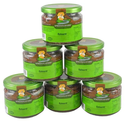 Produktbild von Original Spreewälder Rotwurst 6er Pack (6 Gläser à 250 g)