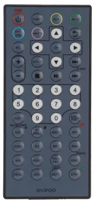Productafbeelding van DV3100 universele afstandsbediening als vervanging voor het Furrion entertainmentsysteem