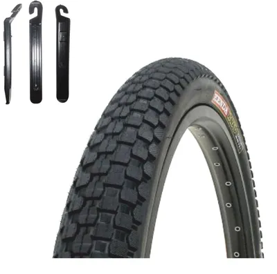 Obrázek produktu pro 1 x Pláště na kolo Kenda K-Rad K-905, rozměr 24 x 2,30 (58-507), černá barva, včetně páčidel na pláště