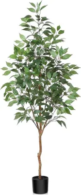 Produktbild von Famanu Kunstpflanze Ficusbaum - 150 cm, für Innen und Außen