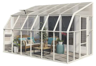 Zdjęcie produktu dla Plastikowa szklarnia ogrodowa Rion Sun Room 47 White 446x258x266 cm
