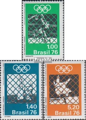 Produktbild von Briefmarken Brasilien 1976 Mi 1529-1531 (kompl.Ausg.) postfrisch Olympische Sommerspiele