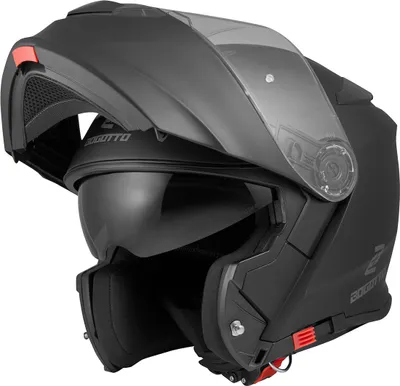 Immagine prodotto di Bogotto V271 casco moto ribaltabile, nero opaco, XS