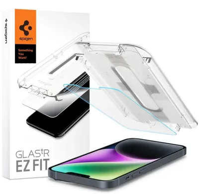 Obrázok produktu pre Spigen GLAS.tR EZ Fit HD, Apple, iPhone 14 / iPhone 13 Pro / iPhone 13, Odolné proti pádu, Odolné proti poškriabaniu, Priehľadná, 1 kusov