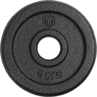 Produktbild von Sporttrend 24® Hantelscheiben 0,5-25kg Gusseisen 30/31mm, Gewichtsscheibe Gewicht, (1kg)