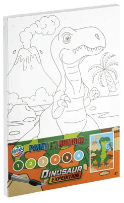 Immagine prodotto di Dipingere con i numeri: Dinosaurio, 29,7 x 19 cm