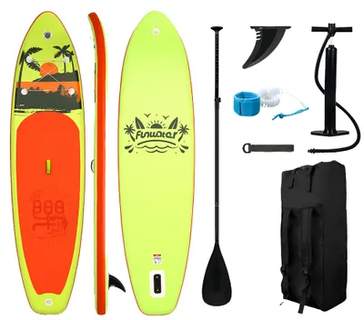 Immagine prodotto di Paddleboard 335x84x15 cm con accessori giallo-arancio