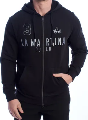 Immagine prodotto di Felpa La Martina con cappuccio regular fit da uomo YMF305-FP568
