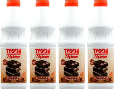 Produktbild von Dessert-Soße-SCHOKOLADE Topping-Eis-Sauce von TOSCHI 4x 1KG