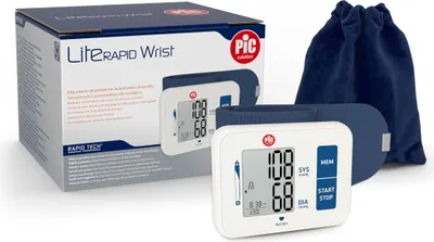 Immagine prodotto di Pic Solution Literapid Misuratore automatico di pressione da polso (24,77)