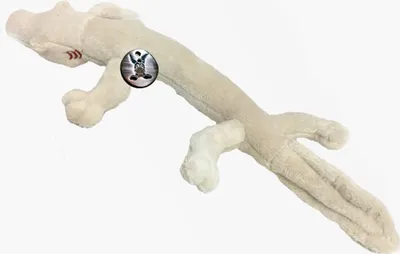 Produktbild von Grottenolm Kuscheltier weiß 34 cm Schwanzlurch Olm Amphibien Plüschtier PROTEUS