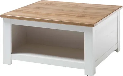 Produktbild von Couchtisch Landhaus - Pinie Weiß Wotan Eiche