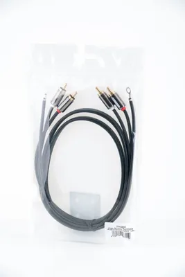 Produktbild von 7even High Quality Turntable Replacement Cable - Plattenspieler-Ersatz Cinch Kabel 1,2 mtr mit Erdun