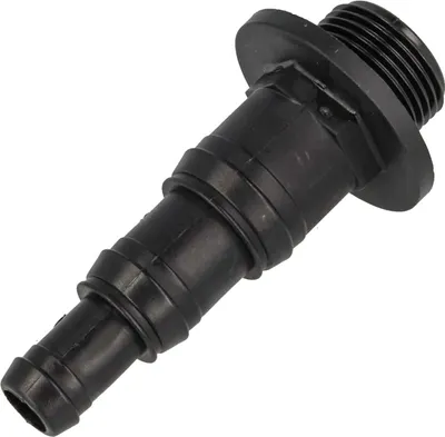 Produktbild von tecuro Durchführung 3/4 Zoll AG x Schlauchtülle Ø 12/19/25 mm - PP schwarz