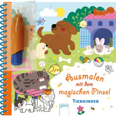 Produktbild von Ausmalen mit dem magischen Pinsel. Tierkinder
