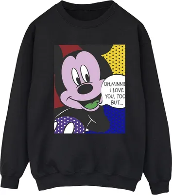 Produktbild von Disney - "Oh" Sweatshirt für Damen BI29109 (M) (Schwarz)