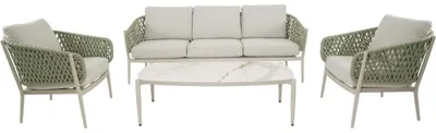 Produktbild von Lesli Living - Lounge-Sofa Zaya - Beige - 208x83x75cm