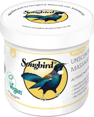 Produktbild von Songbird Veganes Unscented Massagewachs 550 Gr