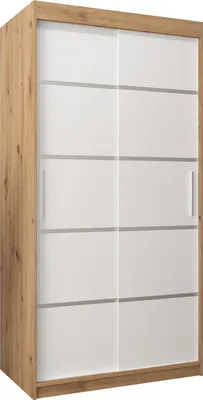 Produktbild von Kleiderschrank, Schiebetürenschrank Schlafzimmer, Schrank VERONA 1 100 cm