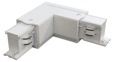 Immagine prodotto di Connettore Angolare Destro Plastica Bianco