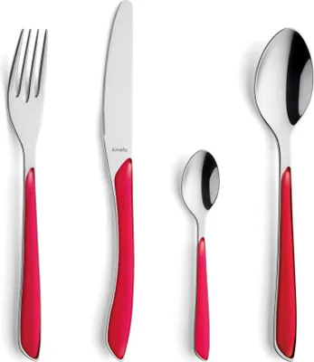 Image de Amefa 24 pcs. set de couverts Eclat framboise