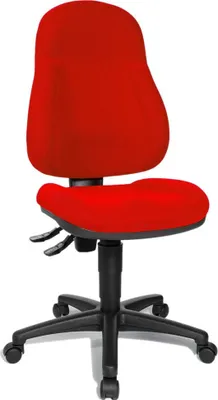 Produktbild von Topstar Bürostuhl Wellpoint 10, 8050 BC1 rot, schwarz Stoff