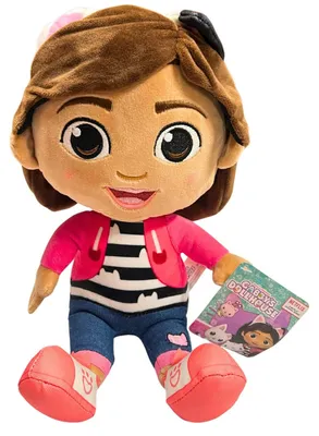 Image de Dreamworks Gabby's Dollhouse - Peluche brodée Gabby, 25-35 cm