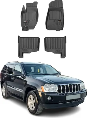 Zdjęcie produktu dla 2005-2010 Jeep Grand Cherokee dywaniki TPE czarne 4 szt.