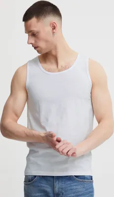 Produktbild von SOLID SDCasal Herren Tanktop Shirt Muskel-Shirt mit Rundhalsausschnitt im 3er Pack Baumwollmischung Slim fit