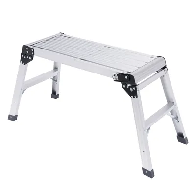 Zdjęcie produktu dla Składany stół warsztatowy Drabina Platforma ze stopu aluminium Drywall Step Up 330lbs