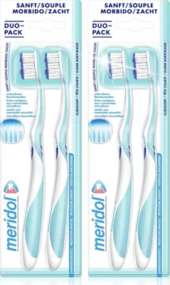 Produktbild von meridol Zahnbürste Zahnfleischschutz, weich, (4 Stück)