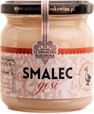 Zdjęcie produktu dla Smalec z gęsi 165g/212 ml Schronisko Bukowina