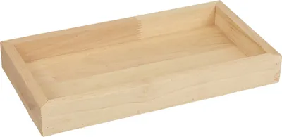 Produktbild von Holztablett Natur Rechteck Deko Accessoire 34x20x3,5cm