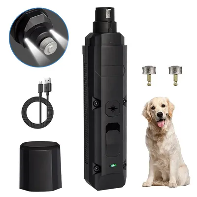 Produktbild von 300mAh Hundekrallenfeile ,2-Gang, elektrische Nagelfeile für Haustiere, schmerzfreies Schneiden und Glätten der Krallen von kleinen bis großen Hunden